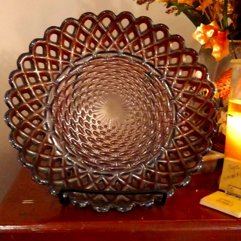 Vintage Carnival exquisite plate